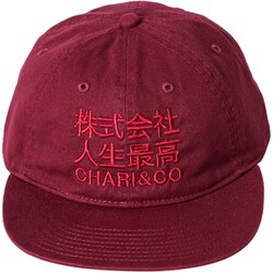 xJINSEISAIKO 6PANEL CAP キャップ BURGUNDY CAC-06-2502-04