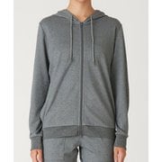ZIP UP パーカ レディース フィットネス ヨガ パーカー グレー（GRY） Mサイズ RS-C522JK