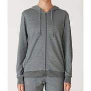 ZIP UP パーカ レディース フィットネス ヨガ パーカー グレー(GRY) Lサイズ RS-C522JK