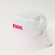 フェザーバケットハット ユニセックス ハット WHITE/NEON PINK/FLAME RED/NAVY Mサイズ FBH02M