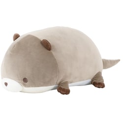 マシュマロアクアミエ クールボルスター L カワウソ W20×D37×H18cm 34207-32