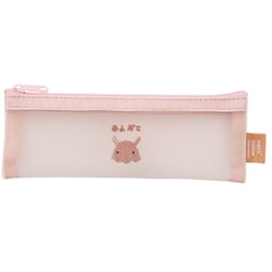 38314-26 [マシュマロアクアミエ フラットメッシュポーチ メンダコ W18.5×H6.5cm]