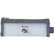 38314-82 [マシュマロアクアミエ フラットメッシュポーチ ペンギン W18.5×H6.5cm]