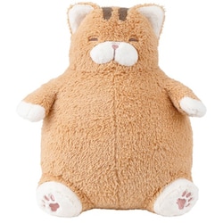 ねこ肯定感 抱きまくら M とらねこのしゃけ W20×D18×H26cm 27722-42
