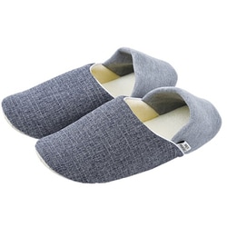 32422-63 [エニー 防災スリッパ L NAVY 25-27cm]
