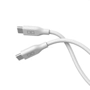 シリコンケーブル USB-C to USB-C 1m PD240W対応 ホワイト CIO-SL30000N2-CC1-WH