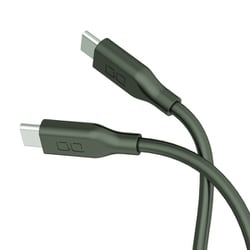 シリコンケーブル USB-C to USB-C 0.15m PD240W対応 モスグリーン CIO-SL30000N2-CC015-MGR