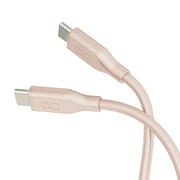 シリコンケーブル USB-C to USB-C 0.15m PD240W対応 シェルピンク CIO-SL30000N2-CC015-SPK
