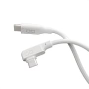シリコンケーブル L字型 N2 USB-C to USB-C 0.5m PD240W対応 ホワイト CIO-SLL30000N2-CC05-WH