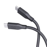 シリコンケーブル N2 USB-C to USB-C 2m PD240W対応 ライトブラック CIO-SL30000N2-CC2-LBK