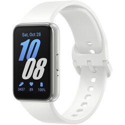 Galaxy Fit3（ギャラクシーフィット 3） Silver 最大13日持続バッテリー 軽量 1.6インチディスプレイ 防水・防塵 5ATM+IP68 エクササイズトラキング 睡眠トラッキング スマートウォッチ SM-R390NZSAXJP