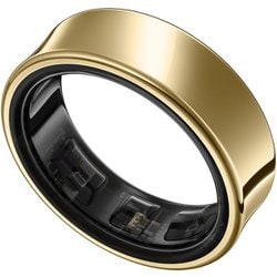 スマートリング Galaxy Ring（ギャラクシーリング） Size 10（19.8mm） チタニウム 充電式 10ATM IP68 光学式心拍センサー 加速度センサー 温度センサー搭載 Titanium Gold SM-Q500NZDAXJP