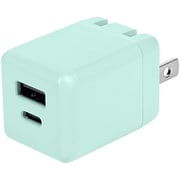 AC充電器 PD20W Type-C×1/Type-A×1ポート アイスブルー OWZ-APD20A1C1R-BLA