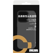 NI-D1-16DS0501 [iPhone 16 Pro Max用 TPUソフトケース クリア 高透明ガラスフィルムセット]