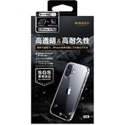 NI-D1-16BS1001 [iPhone 16 Plus用 TPUフレーム＋背面強化ガラスケース 高透明ガラスフィルムセット]