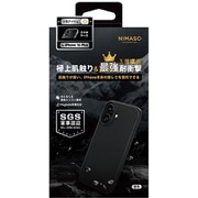 NI-D1-16BS0604 [iPhone 16 Plus用 Magsafe対応 3層構造耐衝撃ケース ブラック]