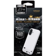 NI-D1-16BS0606 [iPhone 16 Plus用 Magsafe対応 3層構造耐衝撃ケース ホワイト]