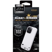 NI-D1-16DS0606 [iPhone 16 Pro Max用 Magsafe対応 3層構造耐衝撃ケース ホワイト]