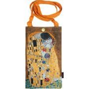 asshoulder [AS-00908 名画 スマホショルダーバッグ ショルダーバッグ クリムトザ・キス]