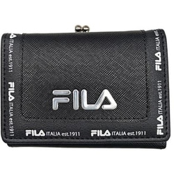 flgmwallet [FIS-0782 FILA フィラ がま口コンパクト財布 財布 ロゴBK/BK]