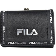 flgmwallet [FIS-0782 FILA フィラ がま口コンパクト財布 財布 ロゴBK/BK]