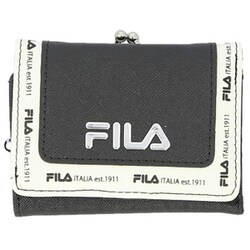 flgmwallet [FIS-0782 FILA フィラ がま口コンパクト財布 財布 ロゴBK/WH]