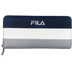 flwalletl [FIS-0701 FILA フィラ 長財布 財布 ボーダーBK/GY]