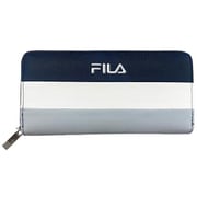 flwalletl [FIS-0701 FILA フィラ 長財布 財布 ボーダーBK/SA]