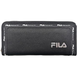 flwalletl [FIS-0781 FILA フィラ 長財布 財布 ロゴBK/BK]