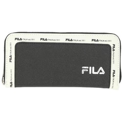 flwalletl [FIS-0781 FILA フィラ 長財布 財布 ロゴBK/WH]