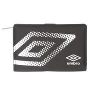 UMS-0123 umbro アンブロ 深札入れ 財布 ドットロゴBK/WH umwallet