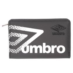 UMS-0132 umbro アンブロ 深札入れ 財布 重ねプリントBK/WH umwallet