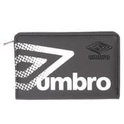 UMS-0132 umbro アンブロ 深札入れ 財布 重ねプリントBK/WH umwallet