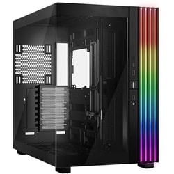 ピラーレス E-ATX PCケース 黒 ファンレス Light Base 900 DX Black