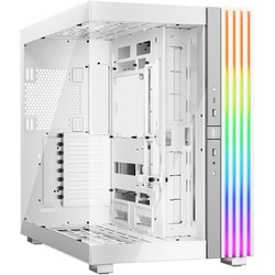 ピラーレス E-ATX PCケース 白 ファンレス Light Base 900 DX White
