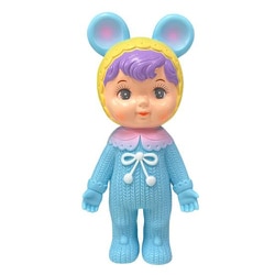 貴重！　蜘蛛の子ちらすちゃん　ブルー　ソフビ 限定発売【TIGER TOY】蜘蛛の子ちらすちゃん - Sofvi & T-shirt