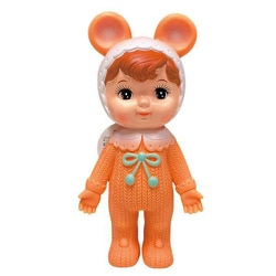 なかよしチャーミーちゃん ソフビ人形 クマミミ パステルオレンジ WD.PER2 [対象年齢：6歳～]