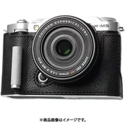 富士フイルム X-M5用 本革ケース クラシック メタルグリップ付 ブラック PTBF008