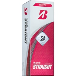 SUPER STRAIGHT ホワイト 2025年モデル T5WX [ゴルフボール 1スリーブ 3球入り]
