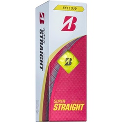 SUPER STRAIGHT イエロー 2025年モデル T5YX [ゴルフボール 1スリーブ 3球入り]