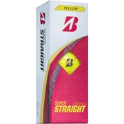 SUPER STRAIGHT イエロー 2025年モデル T5YX [ゴルフボール 1スリーブ 3球入り]