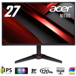 ゲーミングモニター/Nitro/27型/フルHD（1920×1080）/IPSパネル/非光沢/120Hz/1ms（VRB）/HDMI×1 DP×1 VG270Gbmipx
