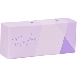 プラスチック使用量削減 Pasty紙ケース入りテープのり パープル TG-2010-P