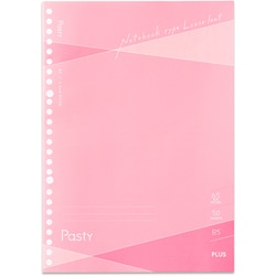 【限定】ノート型のルーズリーフ Pasty ルーズリーフ ピンク NL-005DS-P