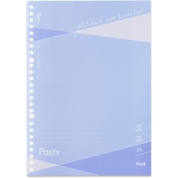 【限定】ノート型のルーズリーフ Pasty ルーズリーフ ブルー NL-005DS-P