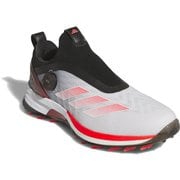 アディゼロ ゼッドジー 25 ボア メンズ ゴルフシューズ スパイクレス BOAダイヤル 27.0cm Cloud White/Lucid Red/Core Black 2025年モデル IH9896