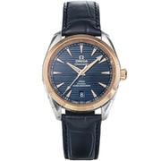 オメガ Seamaster Aqua Terra 150M コーアクシャル マスター クロノメーター メンズ アリゲーターベルト 並行輸入品 5年保証 220.23.38.20.03.001