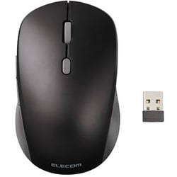 ワイヤレスマウス Bluetooth/無線2.4GHz両対応 静音 6ボタン ファンクションボタン搭載 2台マルチペアリング 左右対称 OSMOD ブラック M-MY30MBSBK