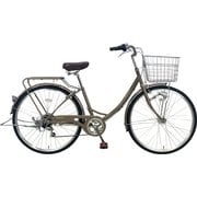 シティサイクル 26 カラコル 6段 グレー ZRA266WH/GYA