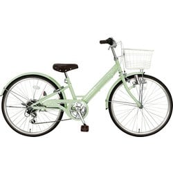 子供用自転車 24 コフレ 6段 グリーン ZVP246W/GNB